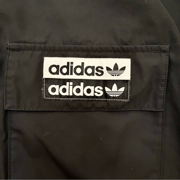 Adidas Originals R.Y.V. Cropped Track Top Black Size L - Picture 8 of 14